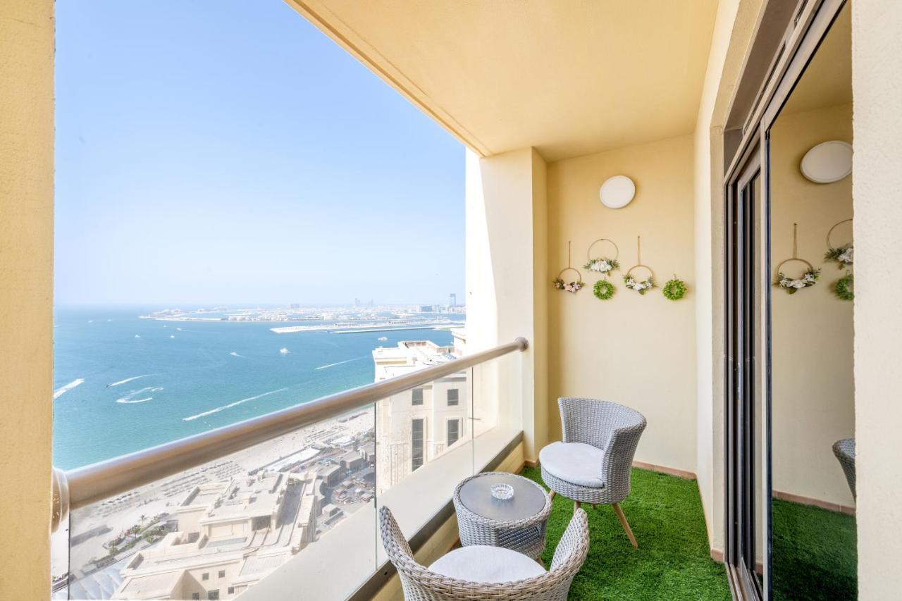 Jbr Amwaj 4 , Upgraded Sea And Ain Dubai Views, 2M Walk To Beach By Gardenia Suitse Bagian luar foto