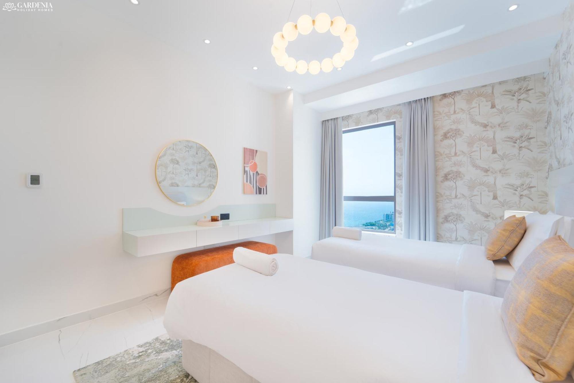 Jbr Amwaj 4 , Upgraded Sea And Ain Dubai Views, 2M Walk To Beach By Gardenia Suitse Bagian luar foto