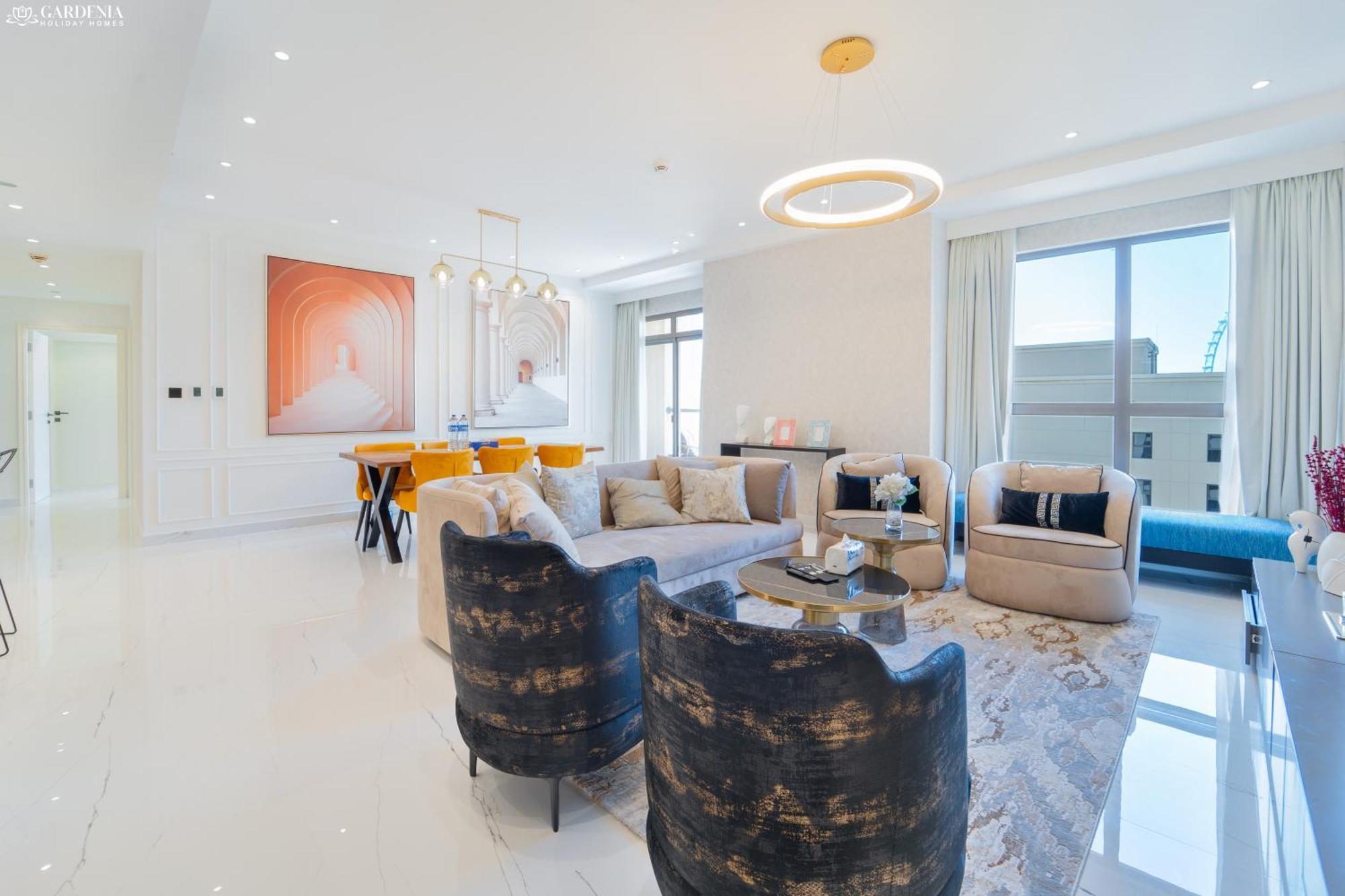 Jbr Amwaj 4 , Upgraded Sea And Ain Dubai Views, 2M Walk To Beach By Gardenia Suitse Bagian luar foto