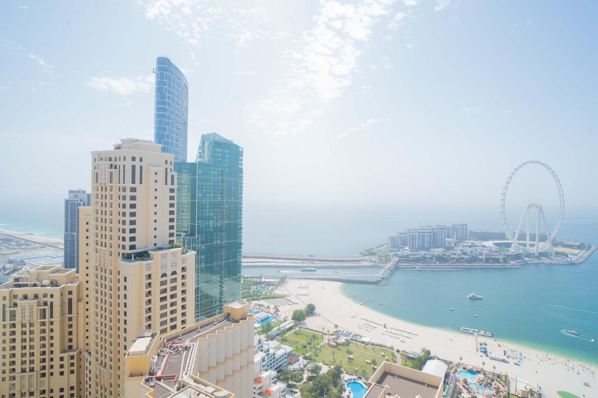 Jbr Amwaj 4 , Upgraded Sea And Ain Dubai Views, 2M Walk To Beach By Gardenia Suitse Bagian luar foto