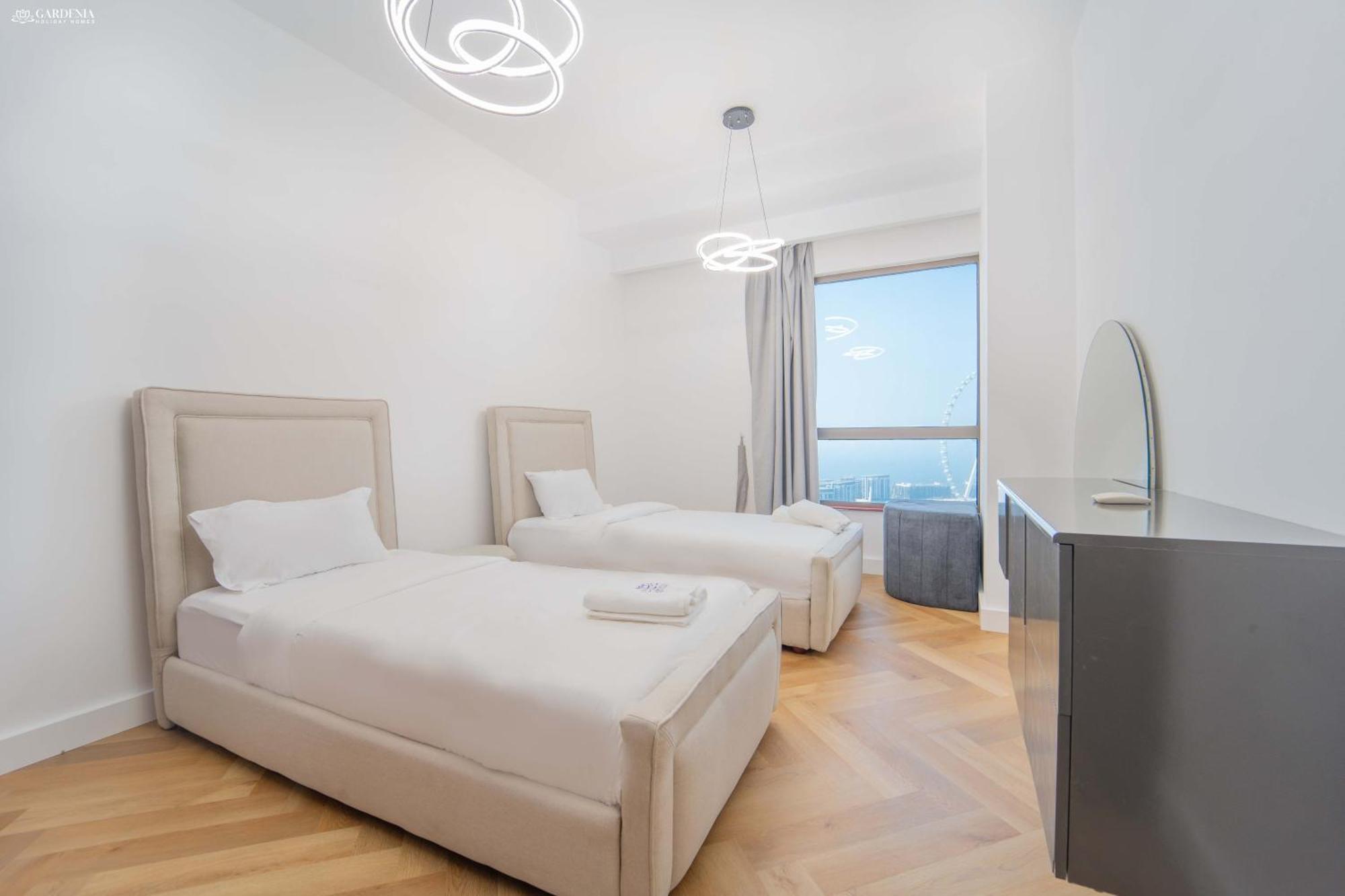 Jbr Amwaj 4 , Upgraded Sea And Ain Dubai Views, 2M Walk To Beach By Gardenia Suitse Bagian luar foto