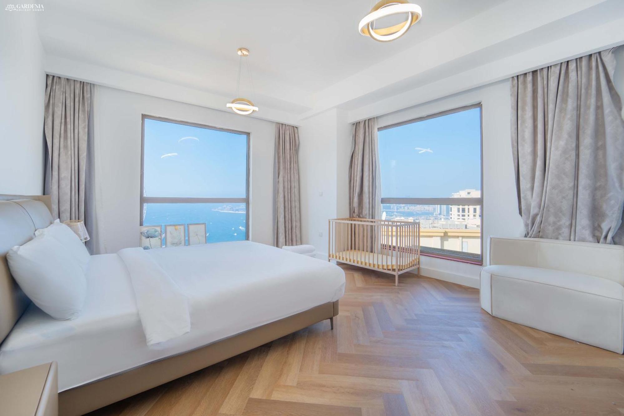 Jbr Amwaj 4 , Upgraded Sea And Ain Dubai Views, 2M Walk To Beach By Gardenia Suitse Bagian luar foto